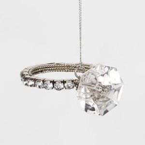 Engagement Ring Christmas Ornament, napkin rings or for home staging.